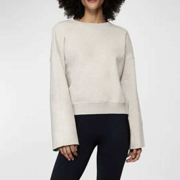 SPIRITUAL GANGSTER Halle Wide-Sleeve Crewneck Sweatshirt (Size: XS) NWT - Picture 4 of 15